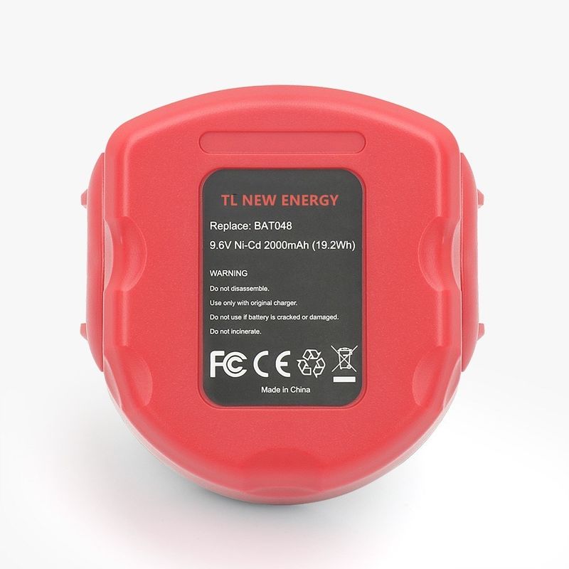 بطارية أداة كهربائية 9.6 فولت 2500mAh لـ Boschbat048, Bat100, Bat119, 2607 335 540, 2607 335 674, 2607 335 682