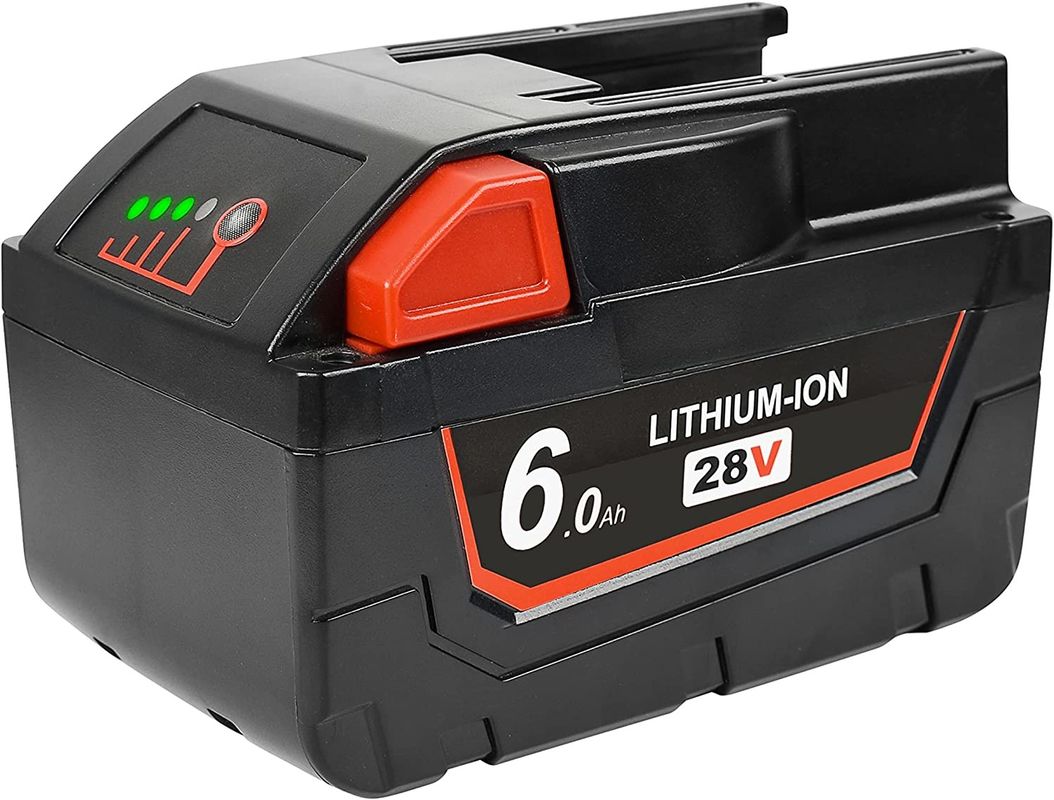 بطارية 28 فولت 6000mAh متوافقة مع ميلواكي أدوات الكهرباء اللاسلكية متوافقة مع استبدال ميلواكي
