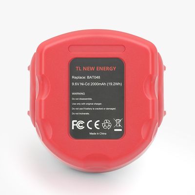 بطارية أداة كهربائية 9.6 فولت 2500mAh لـ Boschbat048, Bat100, Bat119, 2607 335 540, 2607 335 674, 2607 335 682