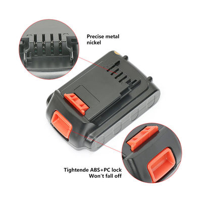بطاريات أدوات كهربائية قابلة لإعادة الشحن Black & Decker بطاريات بطاريات أدوات كهربائية قابلة لإعادة الشحن