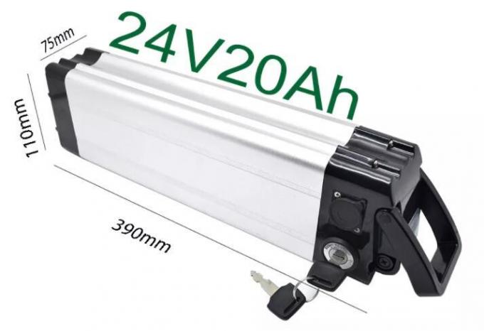 سيلفر فيش E-Type E بطارية الدراجة 1000W 24V 36V 48V 10ah 15ah 20ah Downtube Akku باك بطارية جهاز التنظيف 0