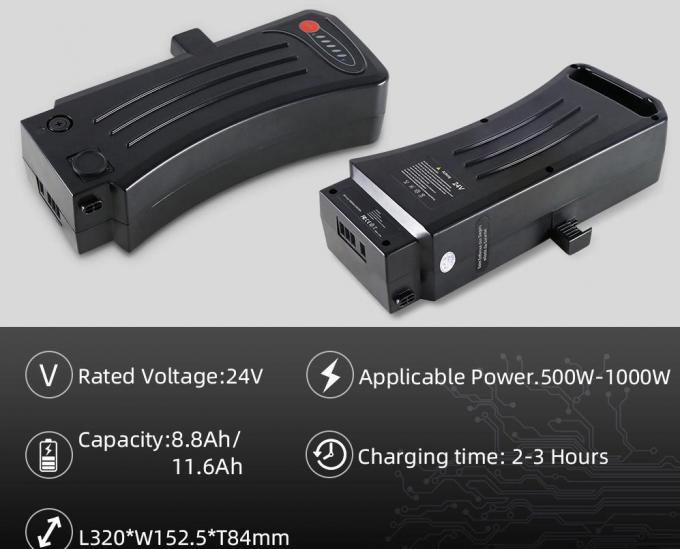 24V 11.6ah بطارية الدراجة الإلكترونية استبدال لسامسونج 10icr19/65-4, SDI-3610c, SDI-3611c - 10.4ah 36V بطارية ليثيوم أيون للدراجة الكهربائية أككو 1